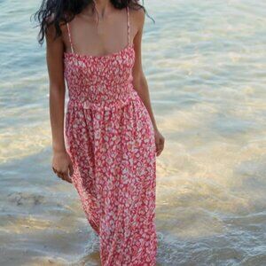 Zara Hawaiian Midi Dress